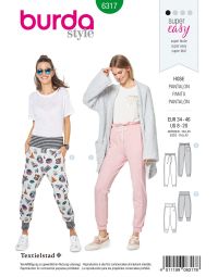 Burda patroon 6317 maat 34 t/m 46