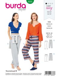 Burda patroon 6333 maat 34 t/m 44