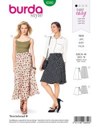 Burda patroon 6340 maat 34 t/m 42