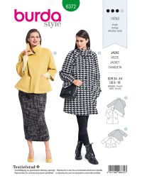 Burda patroon 6372 maat 34 t/m 44