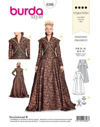 Burda patroon 6398 maat 34 t/m 44