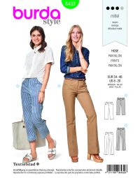 Burda patroon 6432 maat 34 t/m 46
