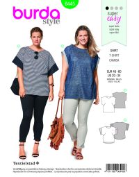 Burda patroon 6445 maat 46 t/m 60