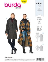 Burda patroon 6462 maat 34 t/m 46