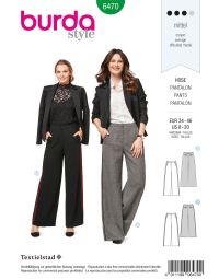 Burda patroon 6470 maat 34 t/m 46