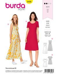 Burda patroon 6496 maat 34 t/m 46