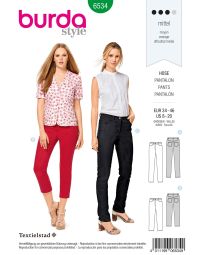 Burda patroon 6534 maat 34 t/m 46