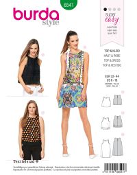 Burda patroon 6541 maat 32 t/m 44