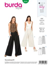 Burda patroon 6544 maat 34 t/m 44