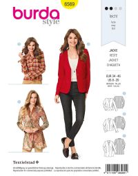 Burda patroon 6569 maat 34 t/m 46