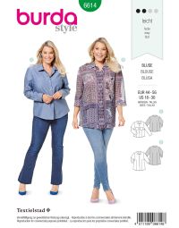 Burda patroon 6614 maat 44 t/m 56