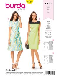 Burda patroon 6627 maat 34 t/m 44