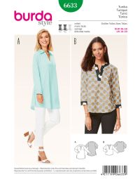 Burda patroon 6633 maat 36 t/m 46