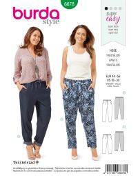 Burda patroon 6678 maat 44 t/m 56