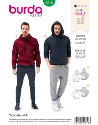 Burda patroon 6718 maat 46 t/m 56