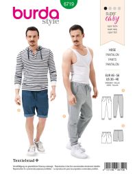 Burda patroon 6719 maat 46 t/m 56