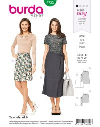 Burda patroon 6733 maat 36 t/m 46