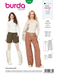 Burda patroon 6735 maat 36 t/m 46