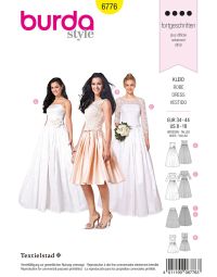 Burda patroon 6776 maat 34 t/m 44