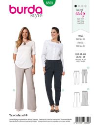 Burda patroon 6859 maat 44 t/m 60