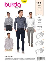 Burda patroon 6874 maat 44 t/m 60