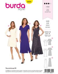 Burda patroon 6894 maat 36 t/m 46