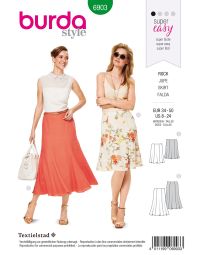 Burda patroon 6903 maat 34 t/m 50