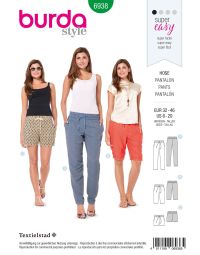 Burda patroon 6938 maat 32 t/m 46