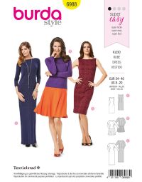 Burda patroon 6988 maat 34 t/m 46