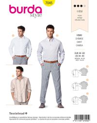 Burda patroon 7045 maat 42 t/m 60