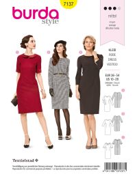 Burda patroon 7137 maat 36 t/m 54