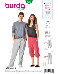 Burda patroon 7230 maat 32 t/m 46