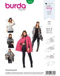 Burda patroon 7313 maat 36 t/m 48