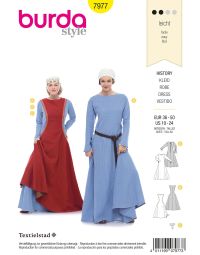 Burda patroon 7977 maat 36 t/m 50