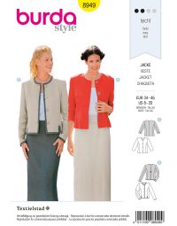 Burda patroon 8949 maat 34 t/m 46
