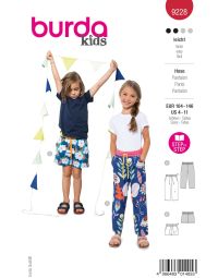 Burda Style Patroon 9228 Kinderbroek