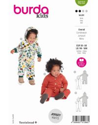 Burda patroon 9232 maat 56 t/m 80