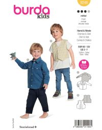 Burda patroon 9248 maat 92 t/m 122