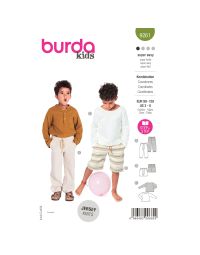 Burda patroon 9261 maat 104 t/m 122