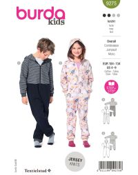 Burda patroon 9275 maat 104 t/m 134