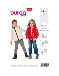 Burda patroon 9290 maat 104 t/m 146