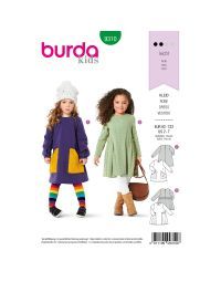 Burda patroon 9310 maat 98 t/m 122