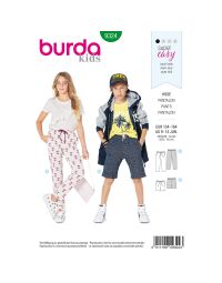 Burda patroon 9324 maat 134 t/m 164