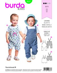 Burda patroon 9337 maat 62 t/m 98
