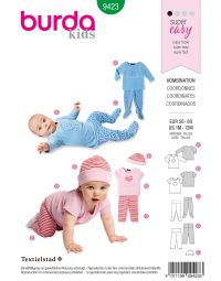 Burda patroon 9423 maat 56 t/m 80