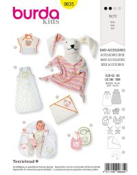 Burda patroon 9635 maat 62 t/m 86