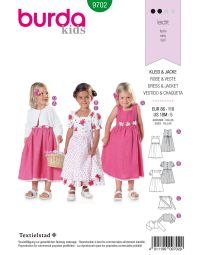 Burda patroon 9702 maat 86 t/m 110