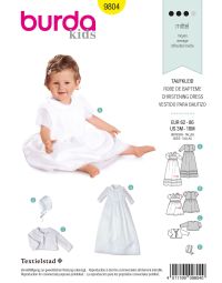 Burda patroon 9804 maat 62 t/m 86