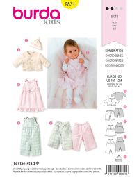Burda patroon 9831 maat 56 t/m 80