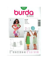 Burda patroon 9544 maat 110 t/m 140
